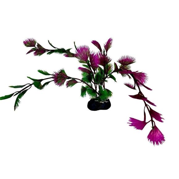 Purple Artificial Underwater Plant Aquarium Plant Fish Tank Landscape Decor - Picture 2 of 6